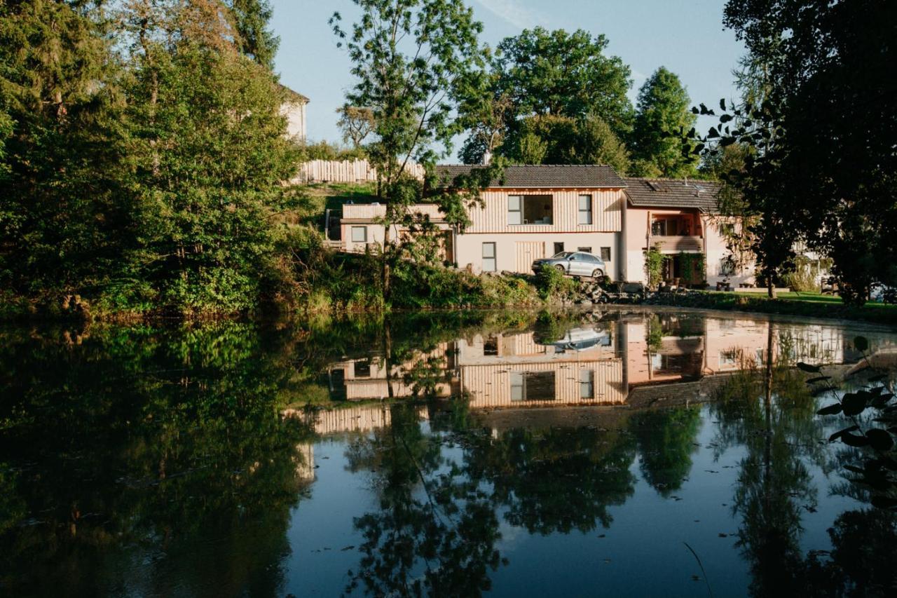 Ferienwohnung Panorama Teichblick Heldritt Luaran gambar