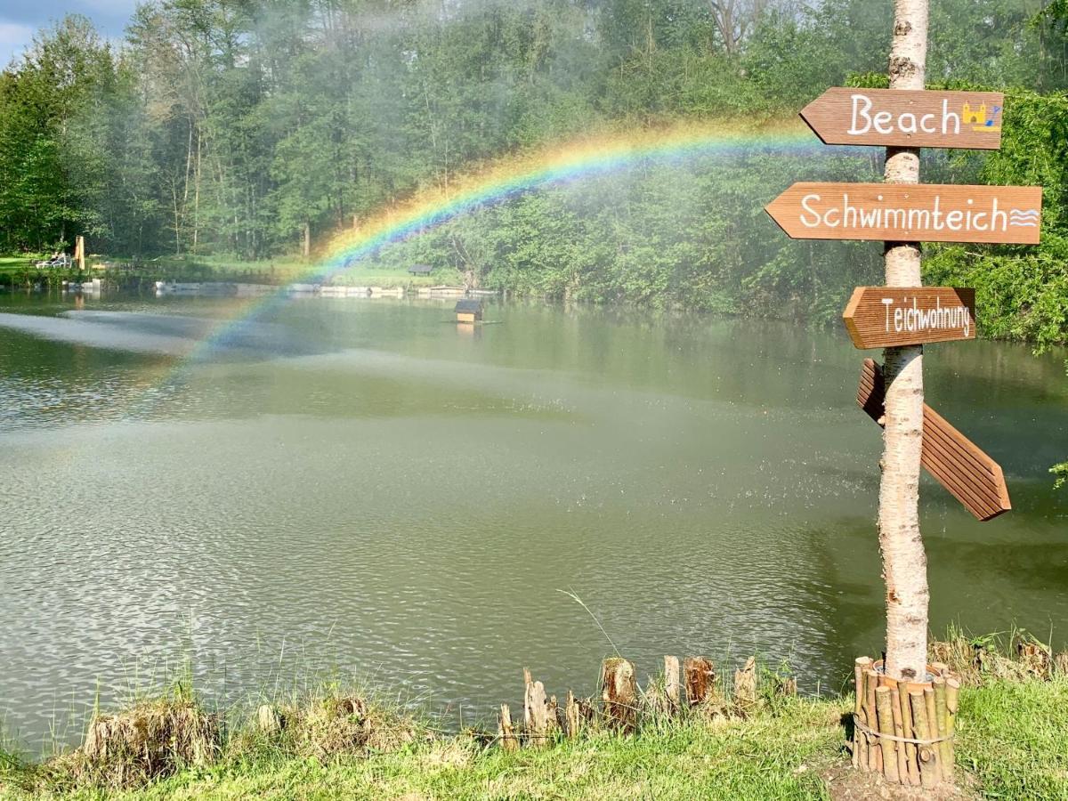 Ferienwohnung Panorama Teichblick Heldritt Luaran gambar