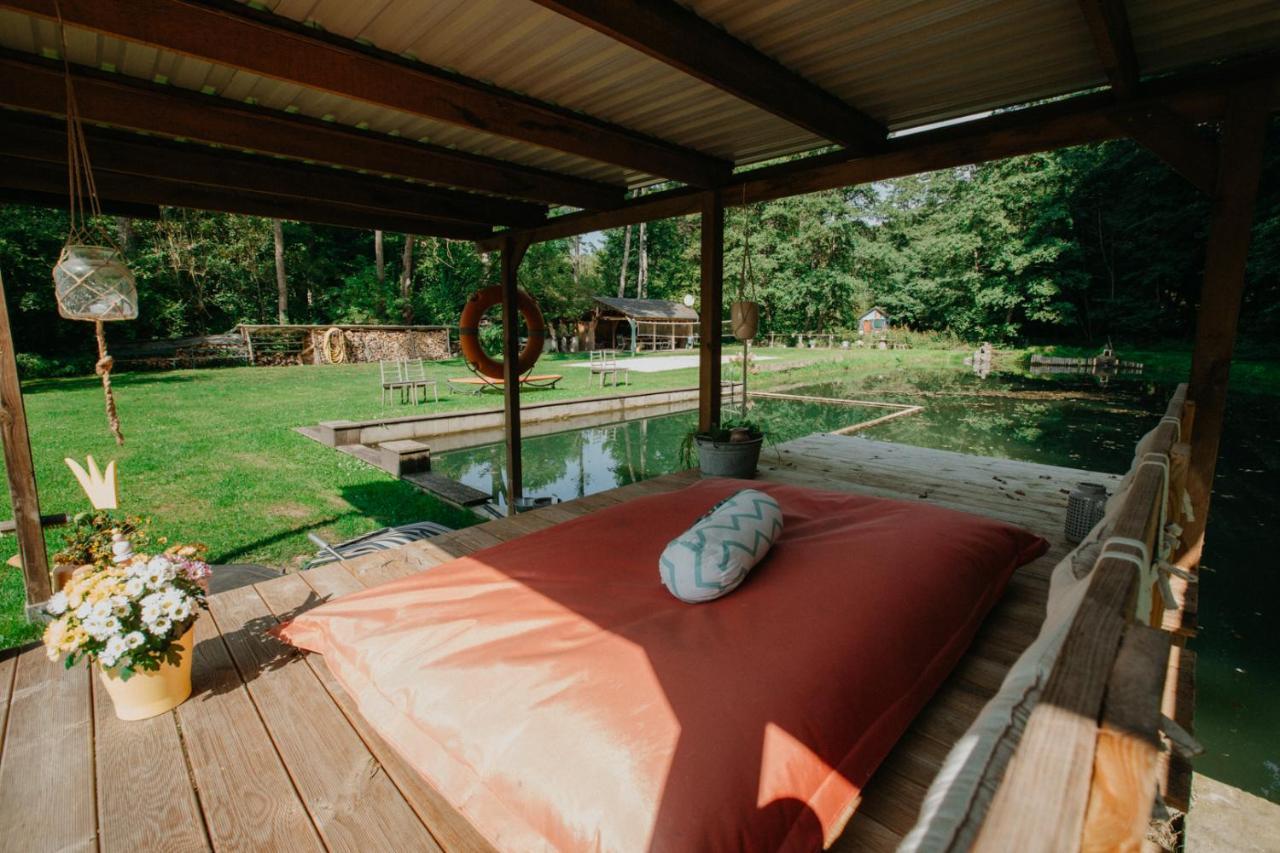 Ferienwohnung Panorama Teichblick Heldritt Luaran gambar