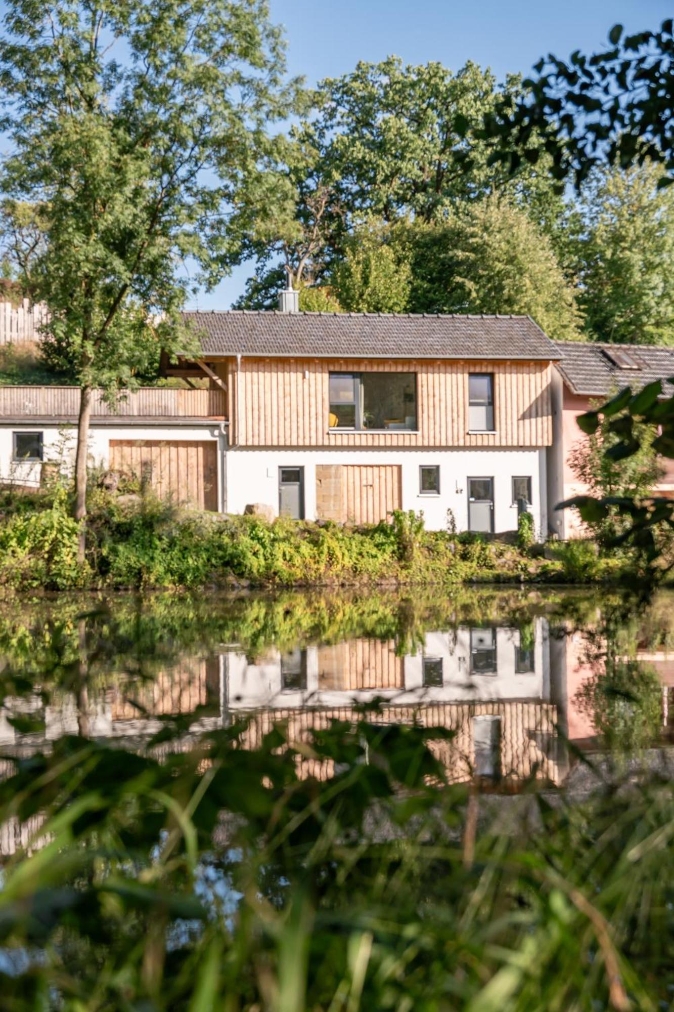 Ferienwohnung Panorama Teichblick Heldritt Luaran gambar