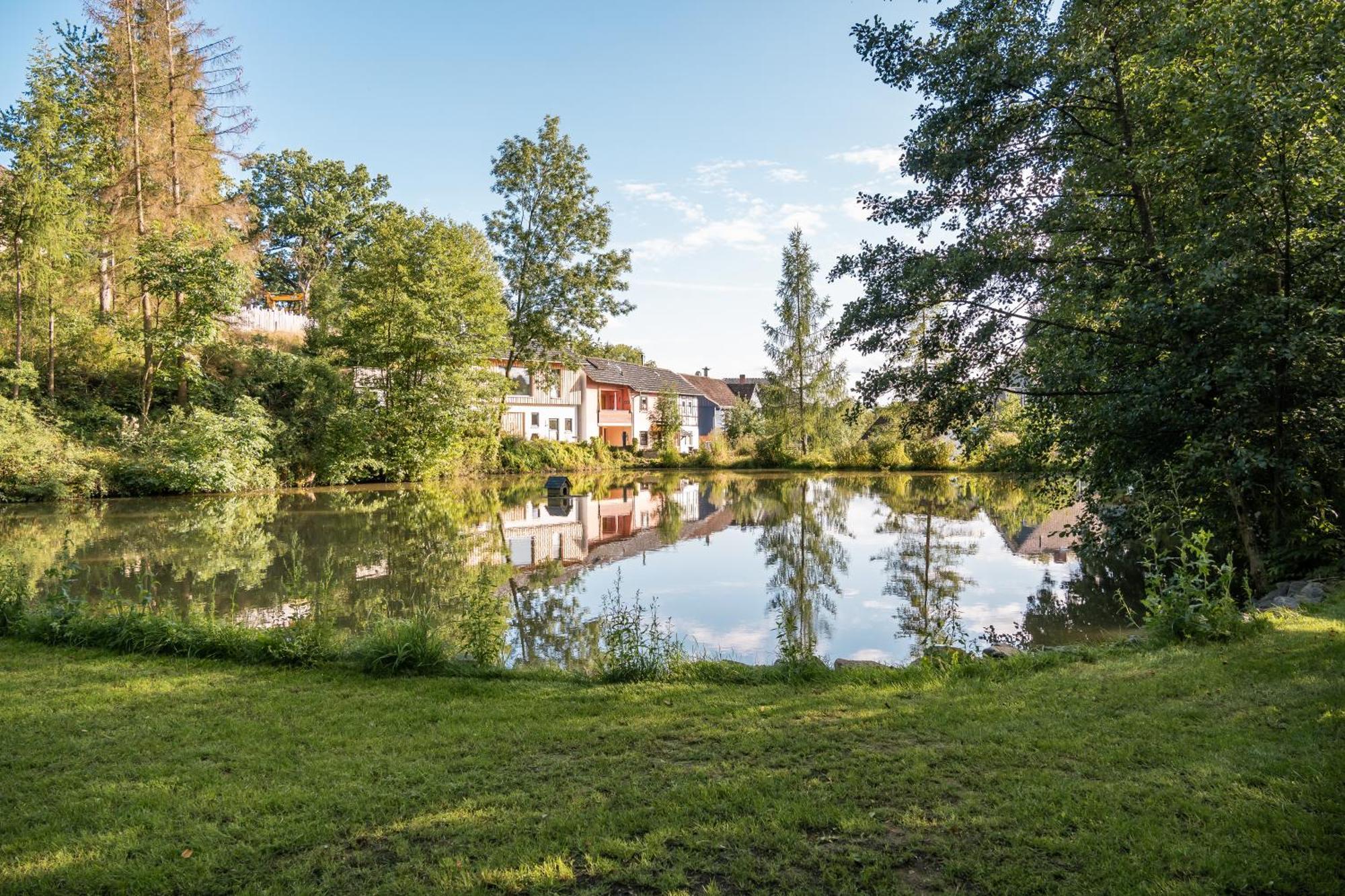 Ferienwohnung Panorama Teichblick Heldritt Luaran gambar